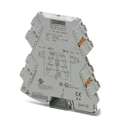 Phoenix Contact Signal Converter; MINI MCR-2-U-I4-PT; 0 - 10V IN; 4 - 20mA OUT; 1 Output; 24VDC